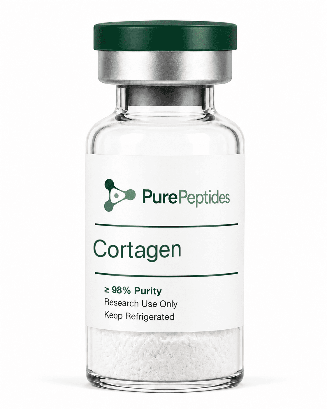 Cortagen péptido de investigación — ≥98% pureza por HPLC — CAS 204849-30-3 — polvo liofilizado para investigación de laboratorio in vitro — Pure Peptides