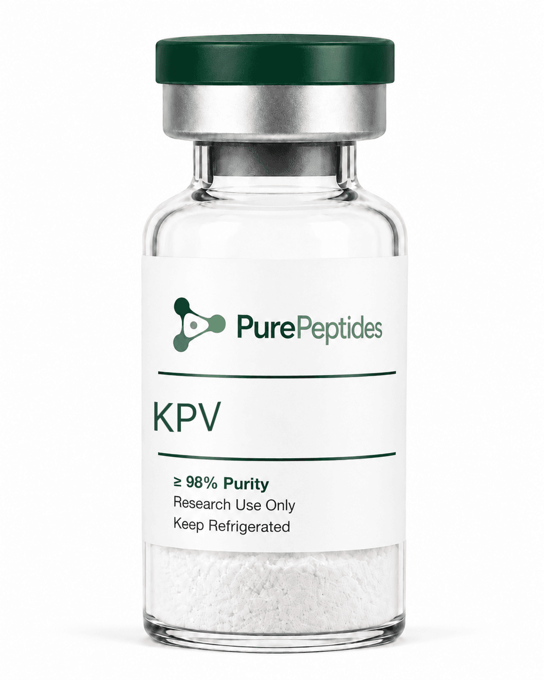 KPV péptido de investigación — ≥98% pureza por HPLC — CAS 67727-97-3 — polvo liofilizado para investigación de laboratorio in vitro — Pure Peptides