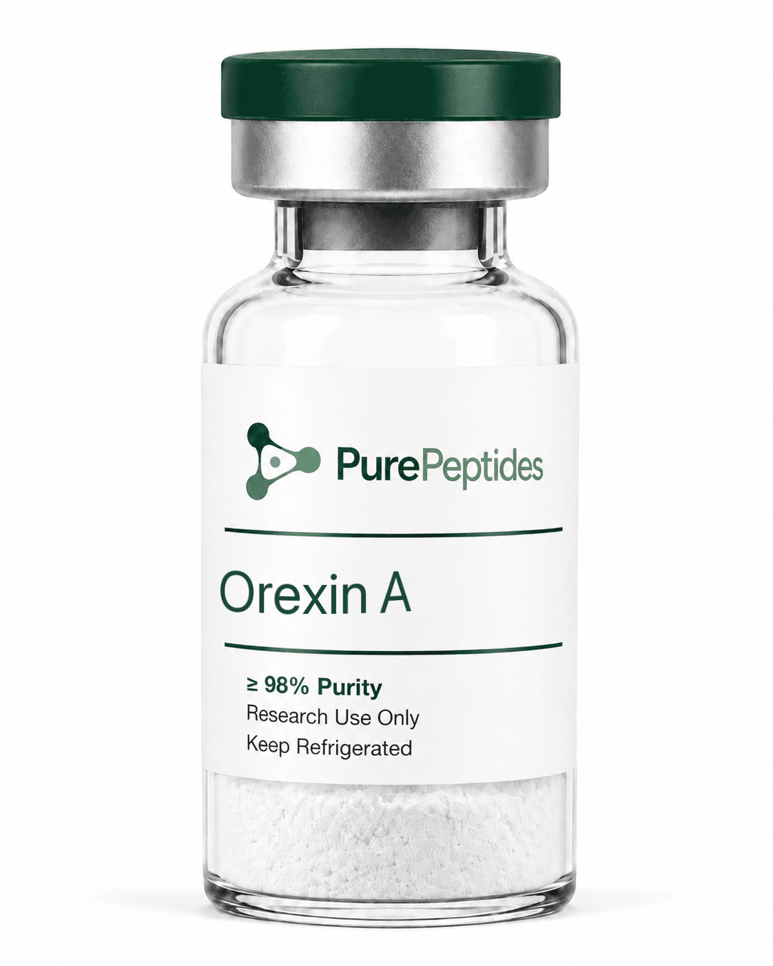Orexin A péptido de investigación — ≥98% pureza por HPLC — CAS 205120-57-8 — polvo liofilizado para investigación de laboratorio in vitro — Pure Peptides