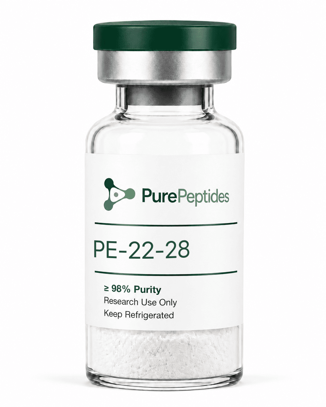 PE-22-28 research peptide — ≥98% purity by HPLC — CAS 1801959-12-5 — lyophilized powder for in-vitro laboratory research — Pure Peptides