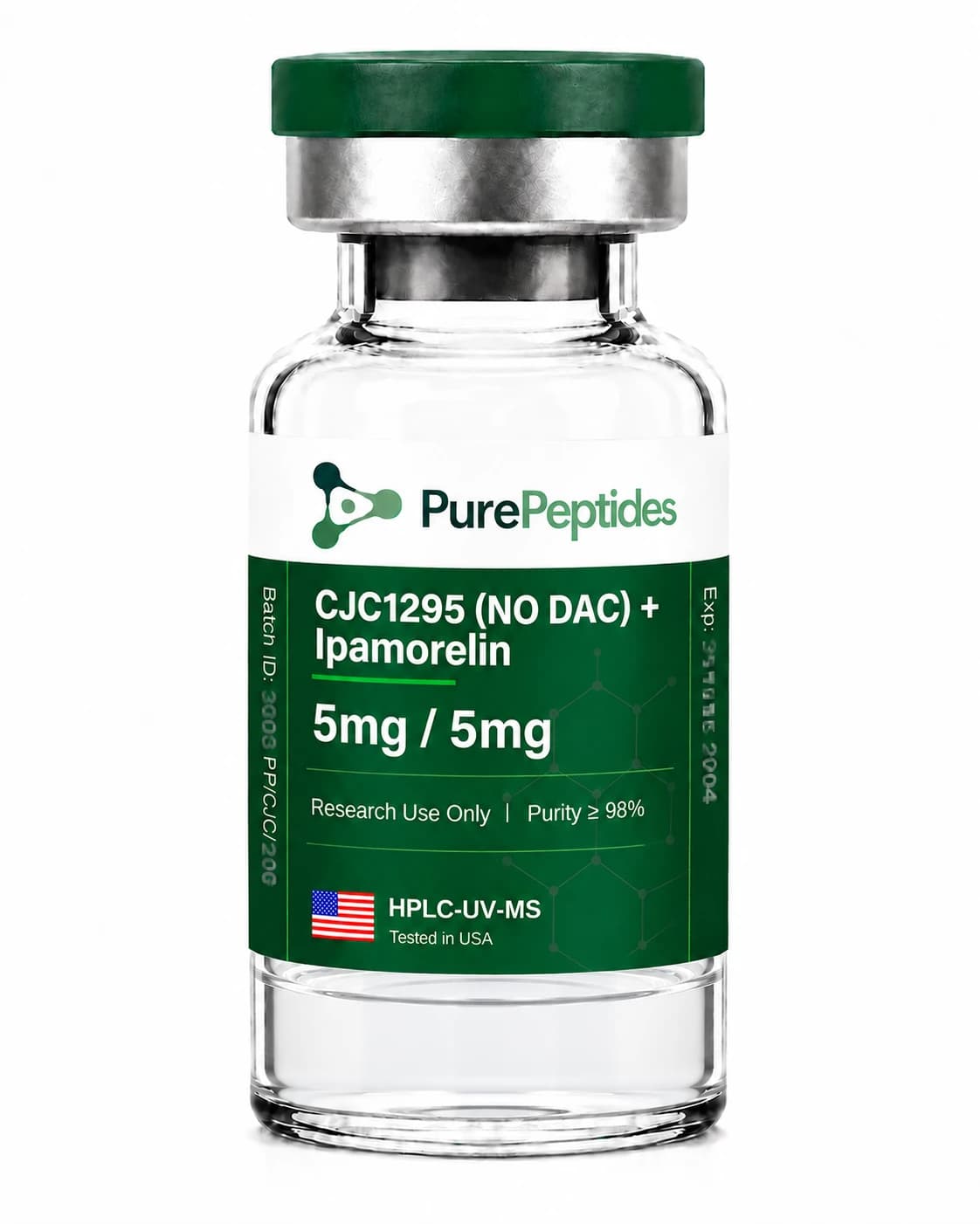 CJC-1295 (No DAC) + Ipamorelin Blend 5mg/5mg research vial