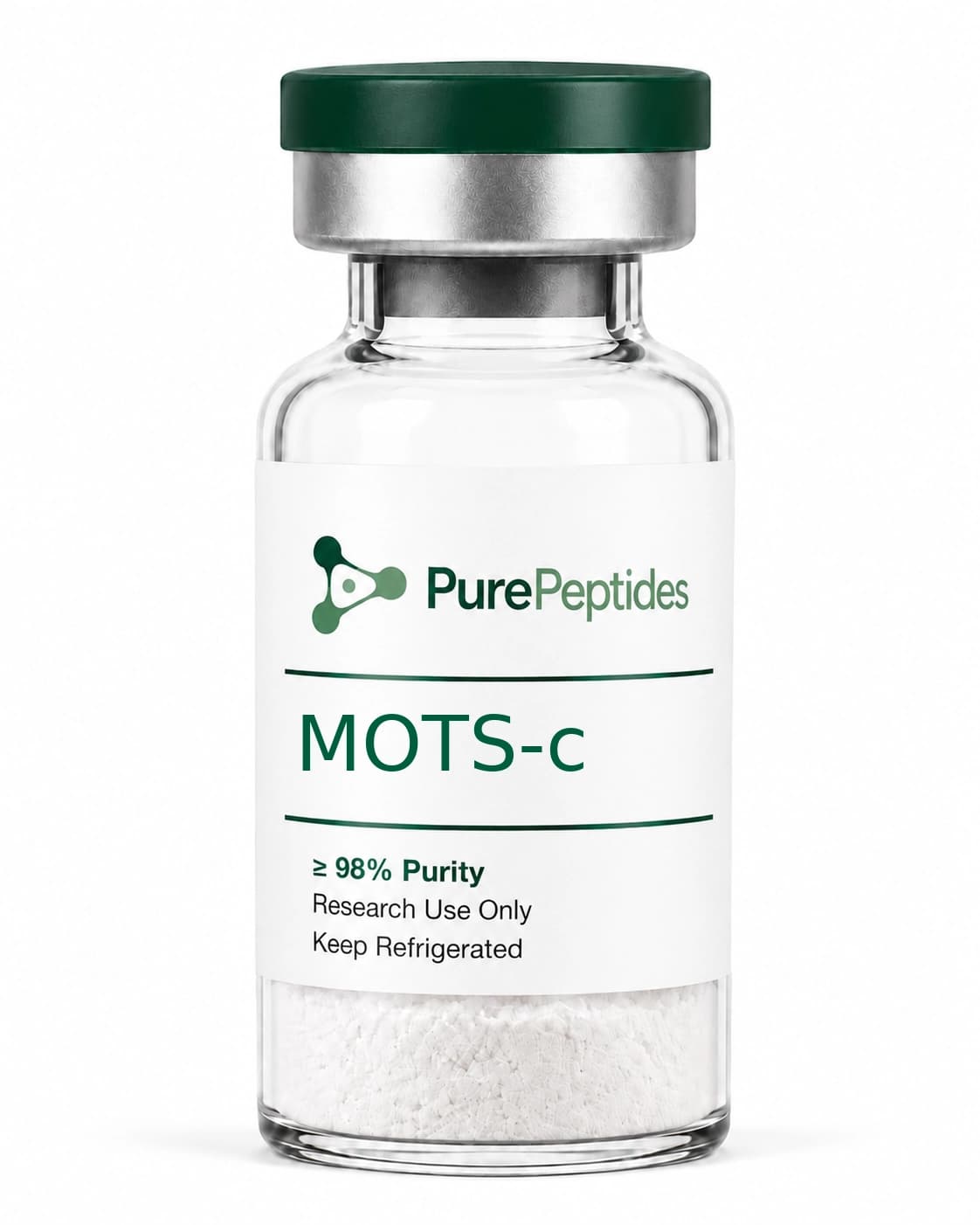 MOTS-c péptido de investigación — ≥98% pureza por HPLC — CAS 1627580-64-6 — polvo liofilizado para investigación de laboratorio in vitro — Pure Peptides