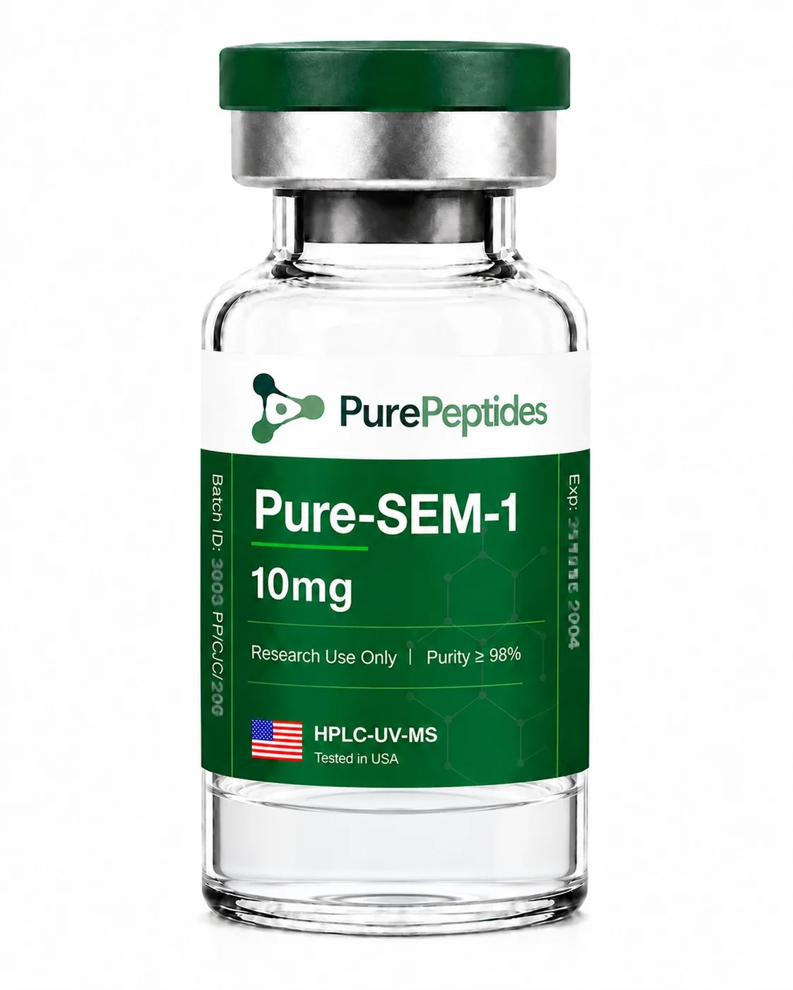 Pure-SEM-1 10mg research peptide vial