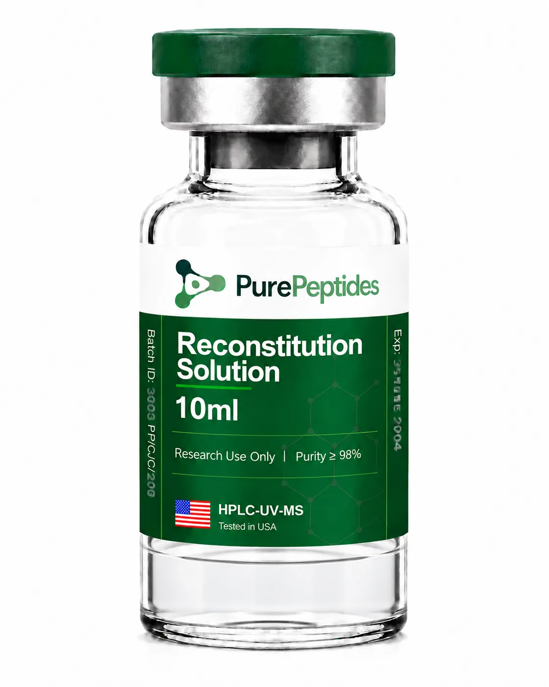 Reconstitution Solution, sterile solution for in-vitro research use, supplied by Pure Peptides