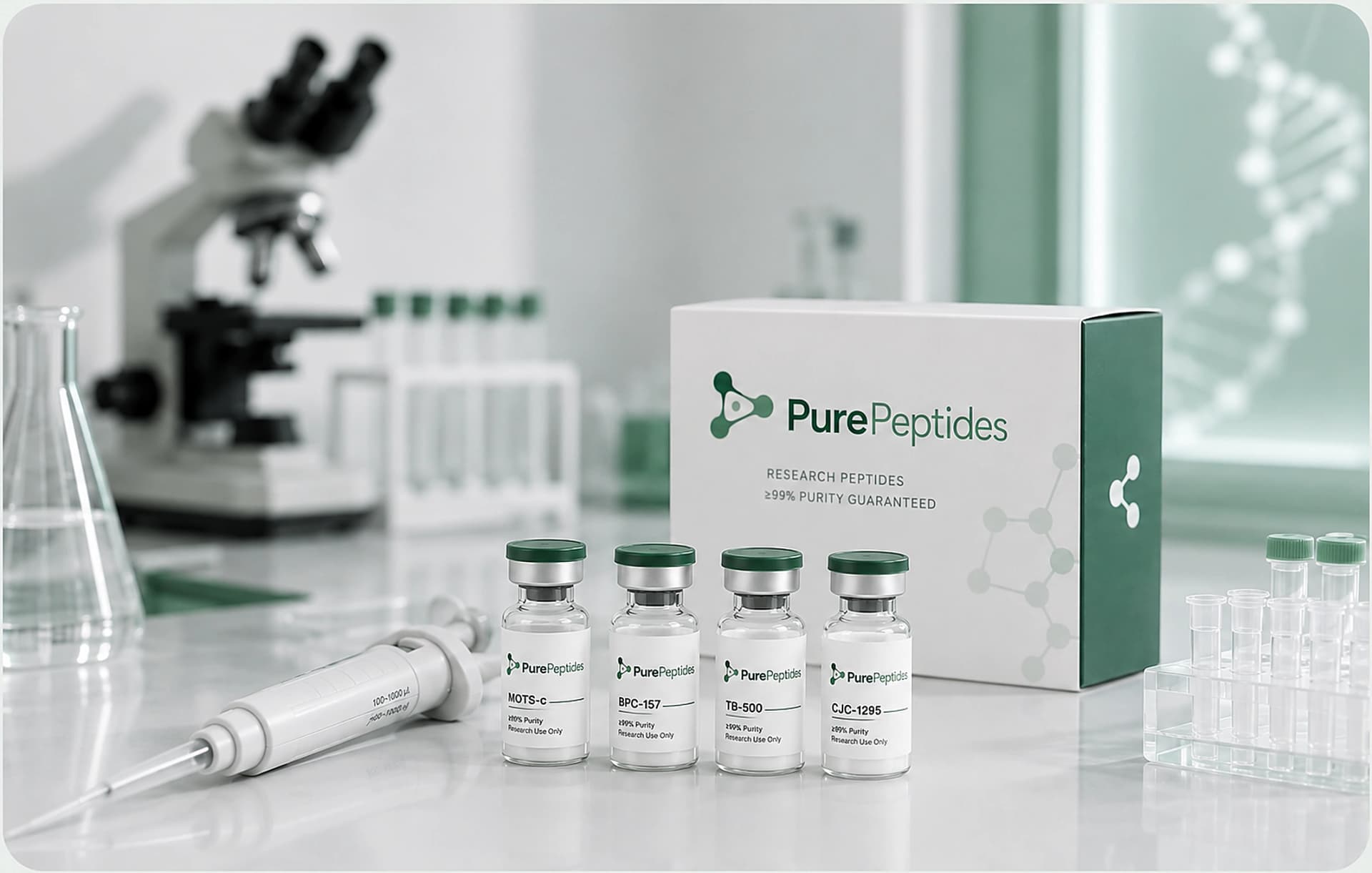 Pure Peptides cold storage and QC facility